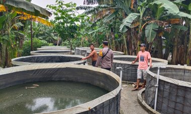 Bhabinkamtibmas-Desa-Kebonagung-Motivasi-Warga-Budidaya-Ikan-Lele-dan-Nila