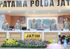 Anev-Sitkamtibmas-2024,-Kapolda-Jatim-Soroti-Bencana-Hidrometeorologi-Hingga-Aksi-Premanisme-Kelompok-Oknum-Pesilat