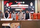 Polres-Kediri-Berhasil-Amankan-16-Tersangka-98,48-gram-Sabu-dan-Ratusan-Ribu-Okerbaya