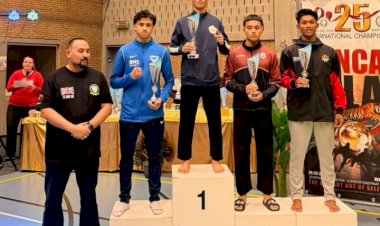 Polri-Pimpin-Timnas,-Pencak-Silat-Indonesia-Borong-Emas-di-Belgia