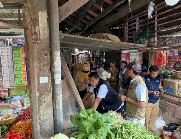 Satgas Saber Polres Bojonegoro Bersama TPID Sidak Harga Sembako Jelang Ramadhan