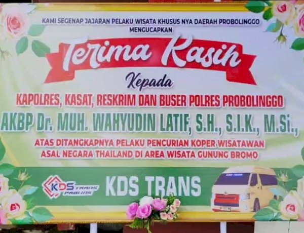 Disporapar dan Pelaku Pariwisata Apresiasi Polres Probolinggo Ungkap Pencurian di Bromo