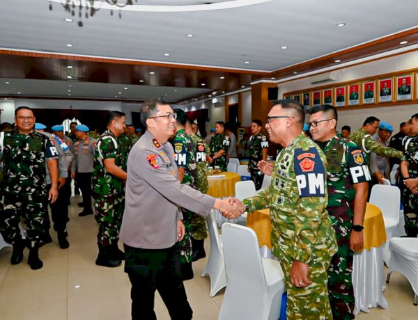 Perkuat Soliditas, POM TNI dan Propam Polri Gelar Coffee Morning & Halal Bihalal 1447 H
