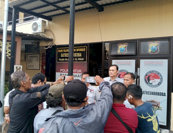 Polres Pelabuhan Tanjungperak Amankan Tersangka Pengedar Sabu di Surabaya