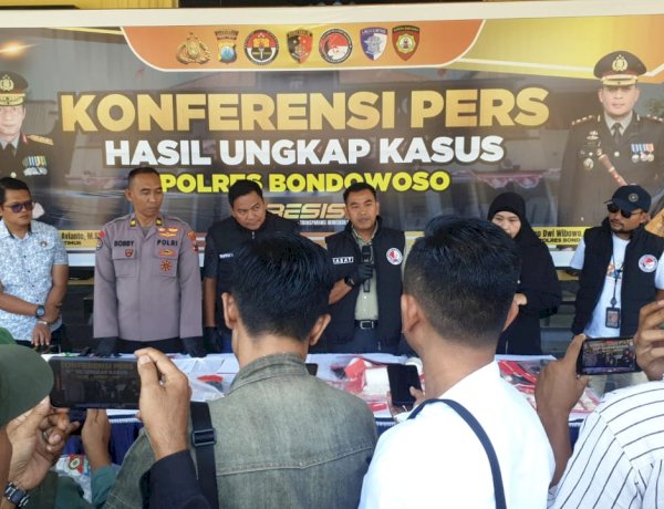 Polres Bondowoso Ungkap Jaringan Narkoba 5 Tersangka Pengedar Diamankan