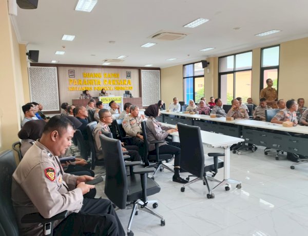 Polresta Sidoarjo Sosialisasikan KUR Himbara kepada Kelompok Tani Binaan