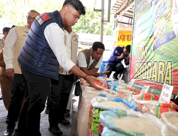 Polda Jatim Pantau Stok dan Harga Beras di Tiga Pasar, Pasokan Terpantau Aman