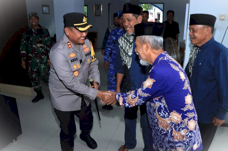 Cooling System Pemilu 2024, Kapolres Ngawi Sambangi Tokoh Agama dan Ulama