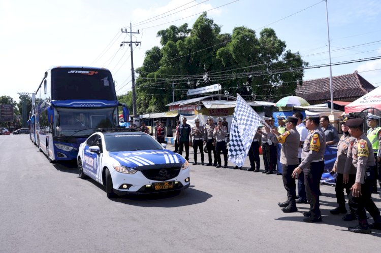 Antusias Warga Ikuti Balik Mudik Gratis Polres Ponorogo, Ringankan Beban dan Nyaman Dalam Perjalanan