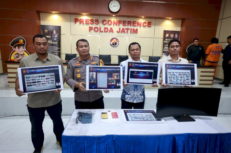 Polda Jatim Amankan Tersangka Pembuat Konten Asusila Anak di Bawah Umur Raup Keuntungan 6000 Dollar US