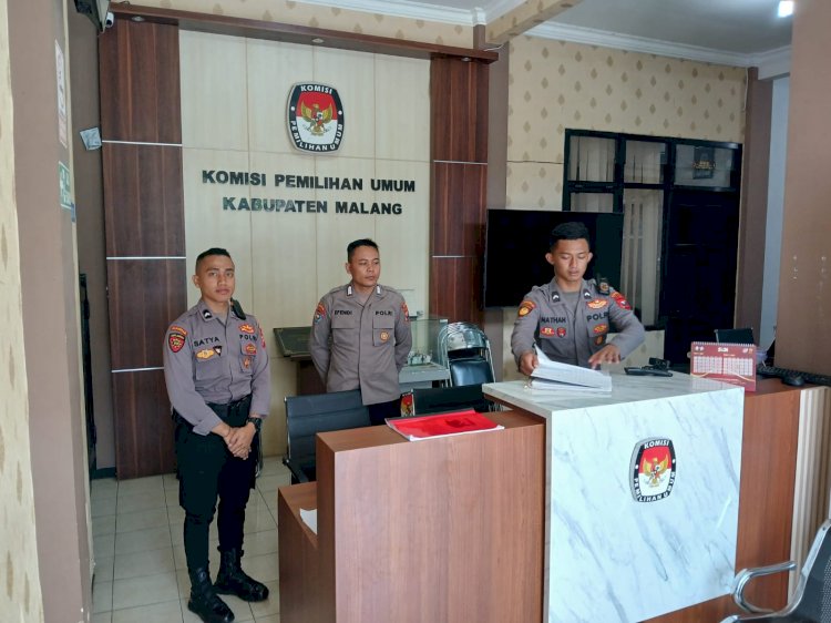 Polres Malang Tingkatkan Pengamanan di Kantor KPU dan Bawaslu Jelang Pilkada 2024