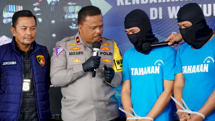 Polda Jateng Tangkap Dua Penadah Kendaraan Bodong