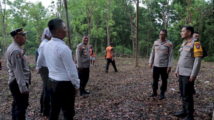 Polres Nganjuk Dorong Ketahanan Pangan Melalui Penanaman Jagung dan Budidaya Ikan di Lahan 12,2 Hektare