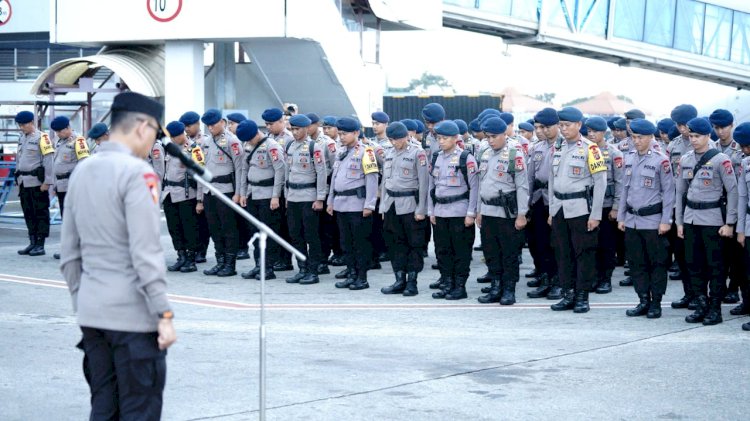 Mabes Polri Berangkatkan 219 Personel dan Bantuan Logistik untuk Mitigasi Bencana Alam di Sumatera Utara