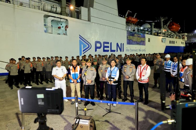 Polri Terus Kirimkan Pasukan serta Logistik ke Wilayah Terdampak Bencana di Sumatera, Sinergi Kemanusiaan Bersama PT Pelni