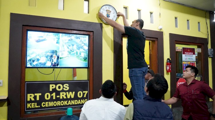Sambang Poskamling Kapolresta Malang Kota Serap Aspirasi dan Jaga Kamtibmas Hingga Level RT