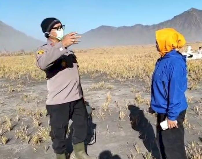 Cegah Karhutla, Polres Probolinggo Intensifkan Patroli di Kawasan Wisata Gunung Bromo